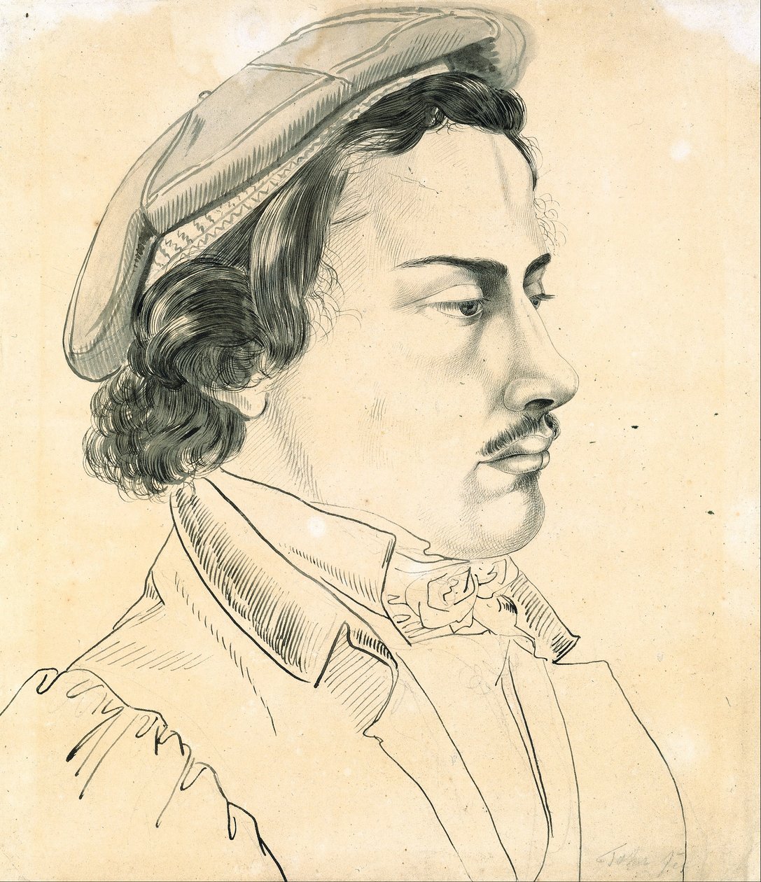Portret van een student door Karl Philipp Fohr