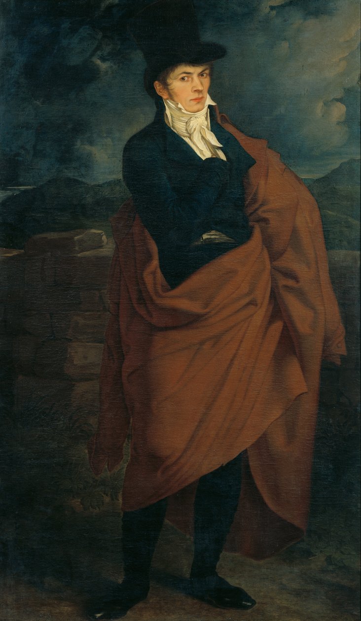 Zelfportret in Volledige Figuur door Karl Russ