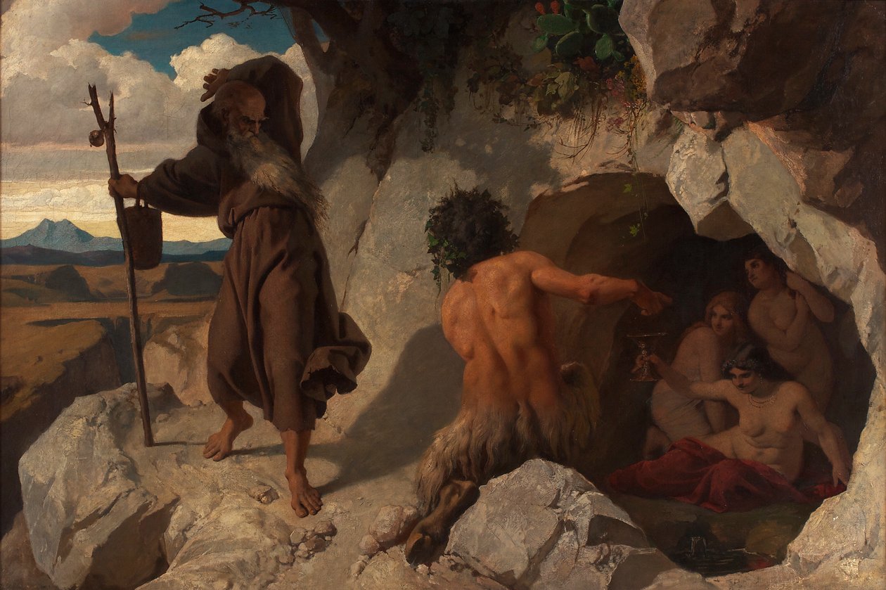 Verleiding van de Heilige Antonius door Karl Schönbrunner