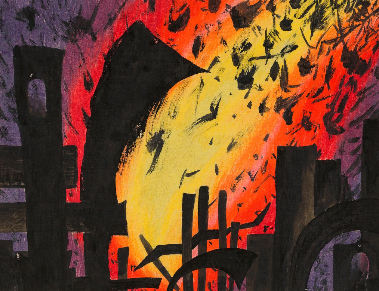 Catastrofe, c.1928 door Karl Wiener