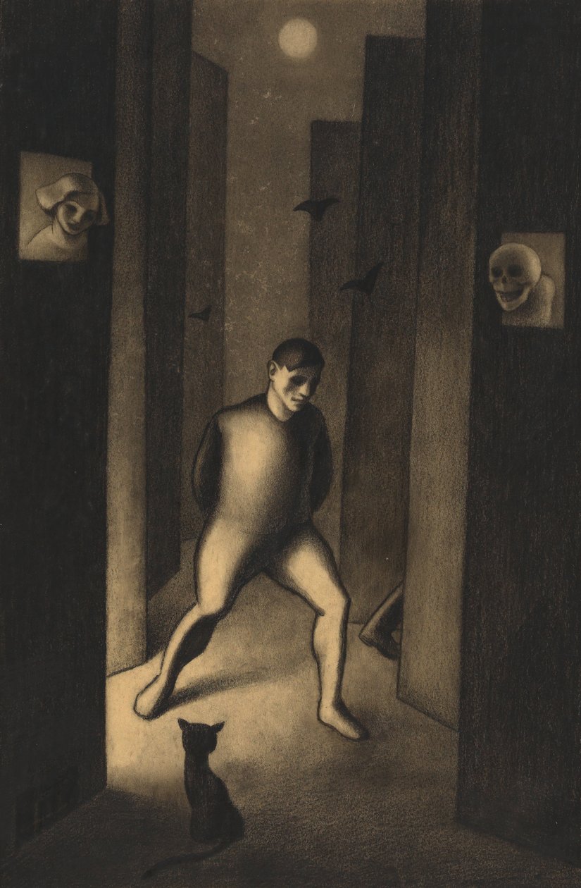 De dromer, c.1929 door Karl Wiener
