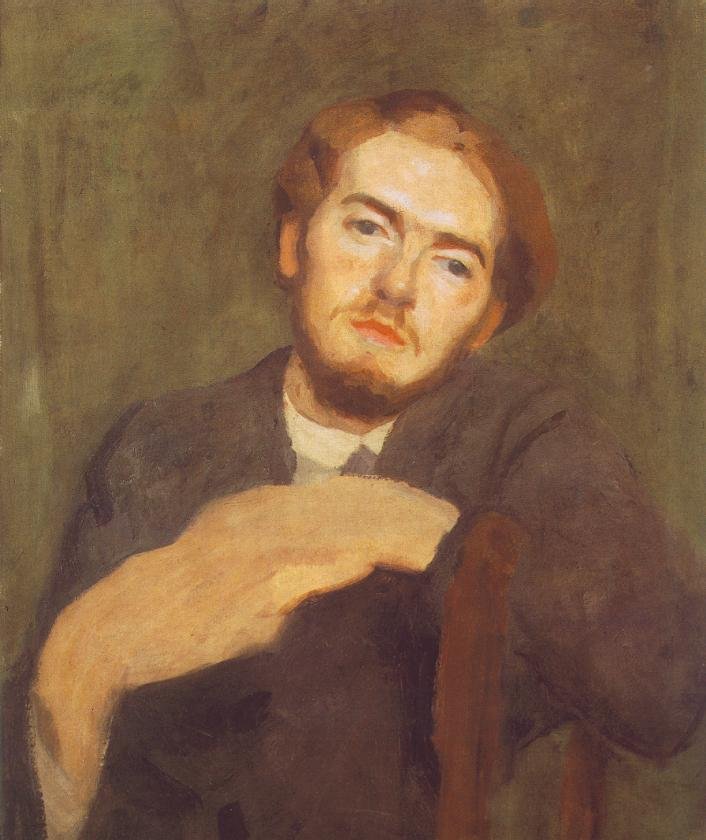 Portret van Beni Ferenczy door Károly Ferenczy