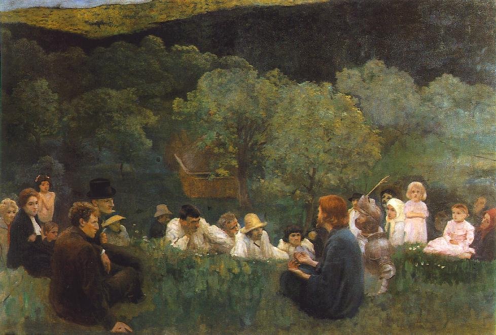 De bergrede door Károly Ferenczy