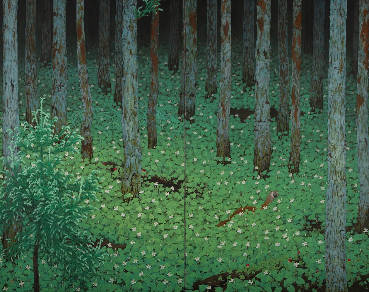 Mori (Bos) door Katayama Bokuyo