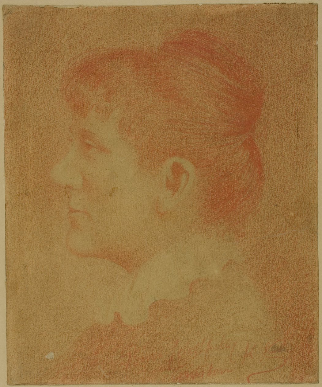 Zelfportret door Kate Greenaway