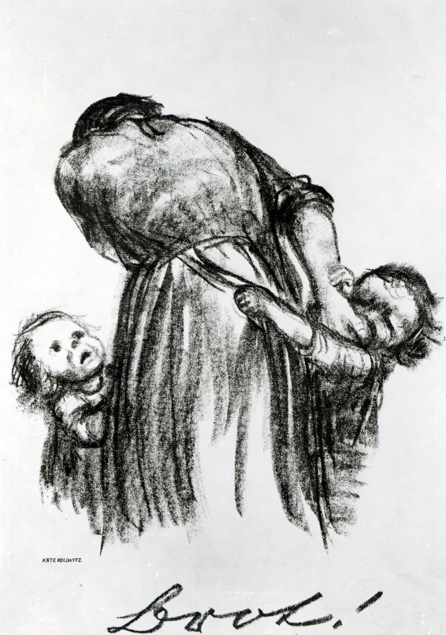 Brood!, 1924 door Käthe Kollwitz