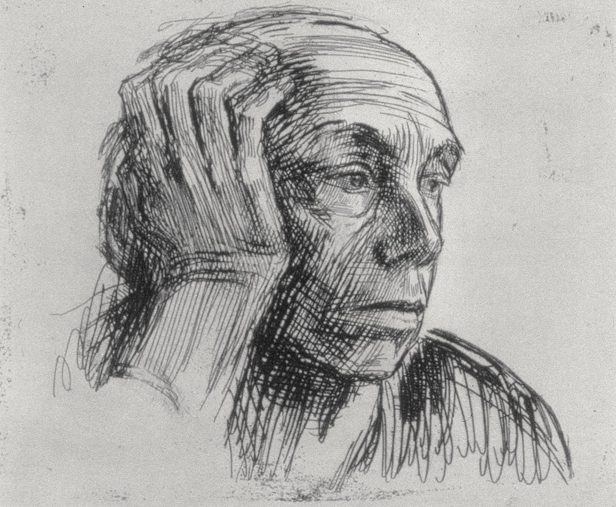 Zelfportret, 20e eeuw door Käthe Kollwitz