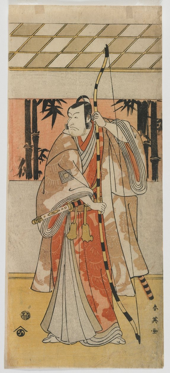 De Acteur Sawamura Sojuro III, Edo-periode, midden jaren 1790 door Katsukawa Shun ei
