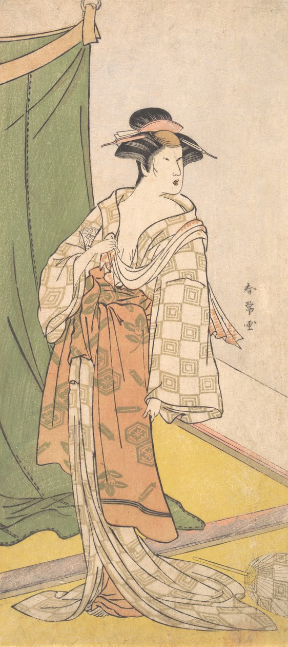 Segawa Kikunojo III, ca. 1785 door Katsukawa Shunjo