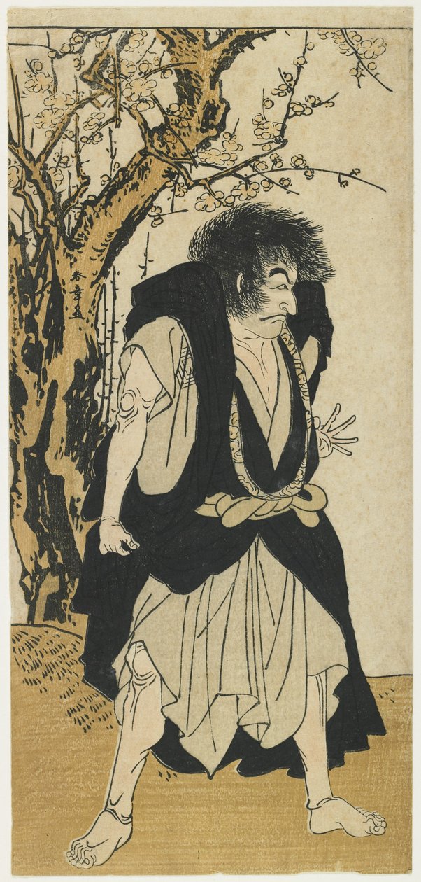 Ichikawa Danjūrō V als de Monnik Wantetsu door Katsukawa Shunsho