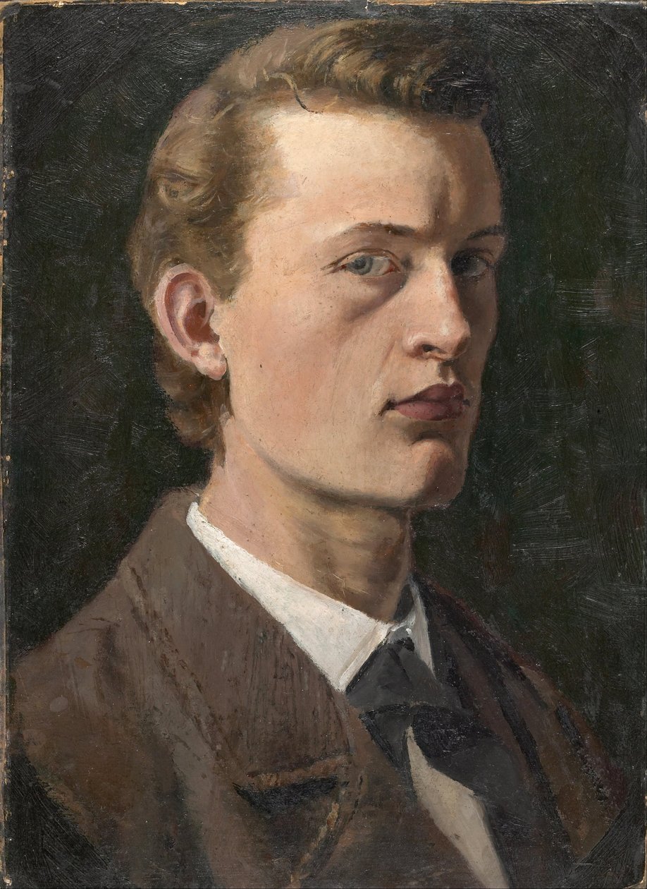 Zelfportret door Edvard Munch