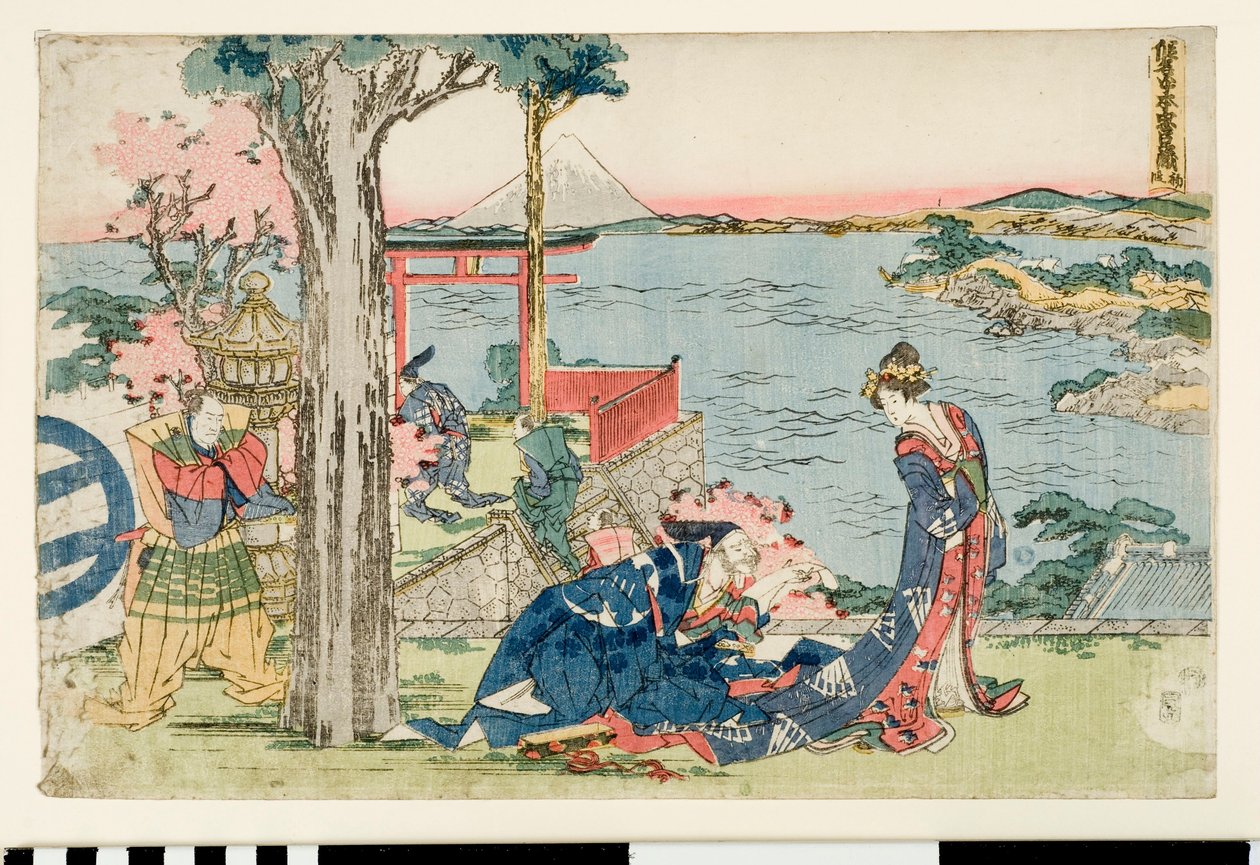 Houtsnede door Katsushika Hokusai