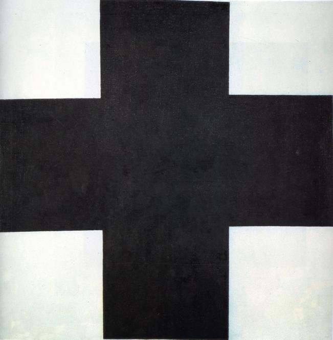 Zwart kruis door Kazimir Severinovich Malevich