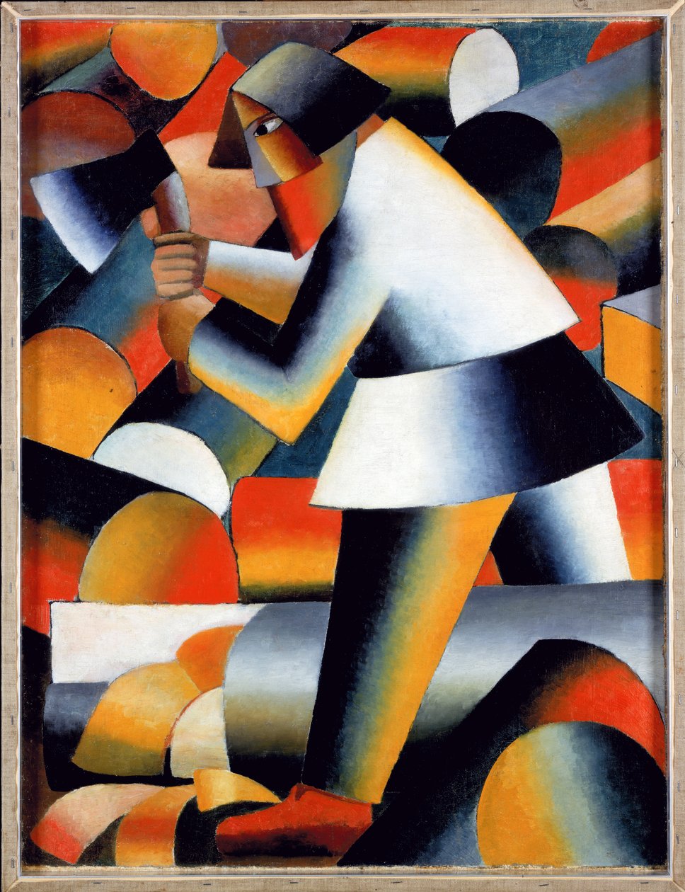 De Houthakker (recto) door Kazimir Severinovich Malevich