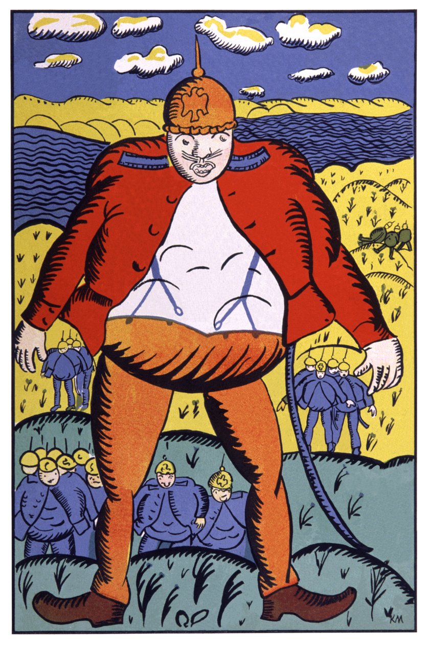 Slag aan de Weichsel door Kazimir Severinovich Malevich