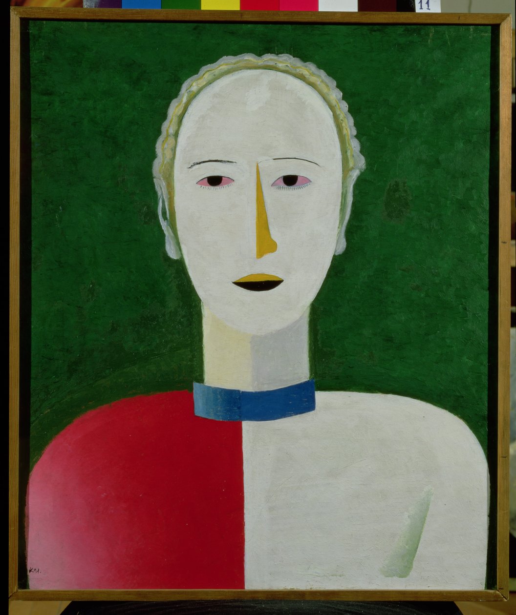 Vrouwelijk portret door Kazimir Severinovich Malevich