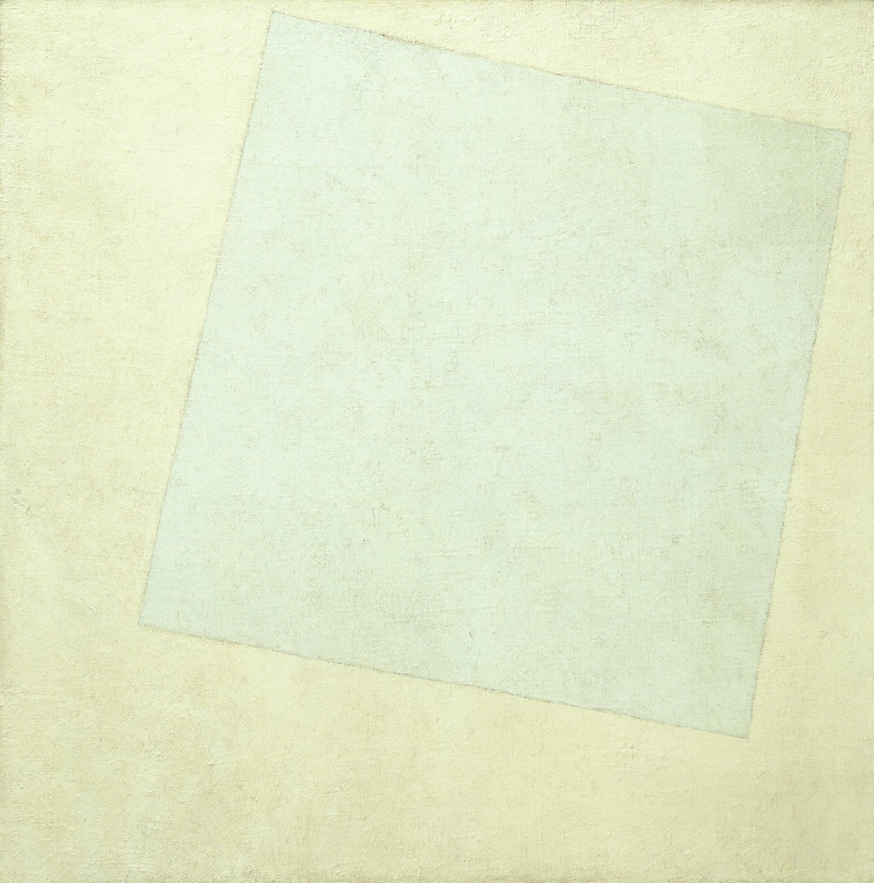 Suprematistische compositie. Wit op wit door Kazimir Severinovich Malevich