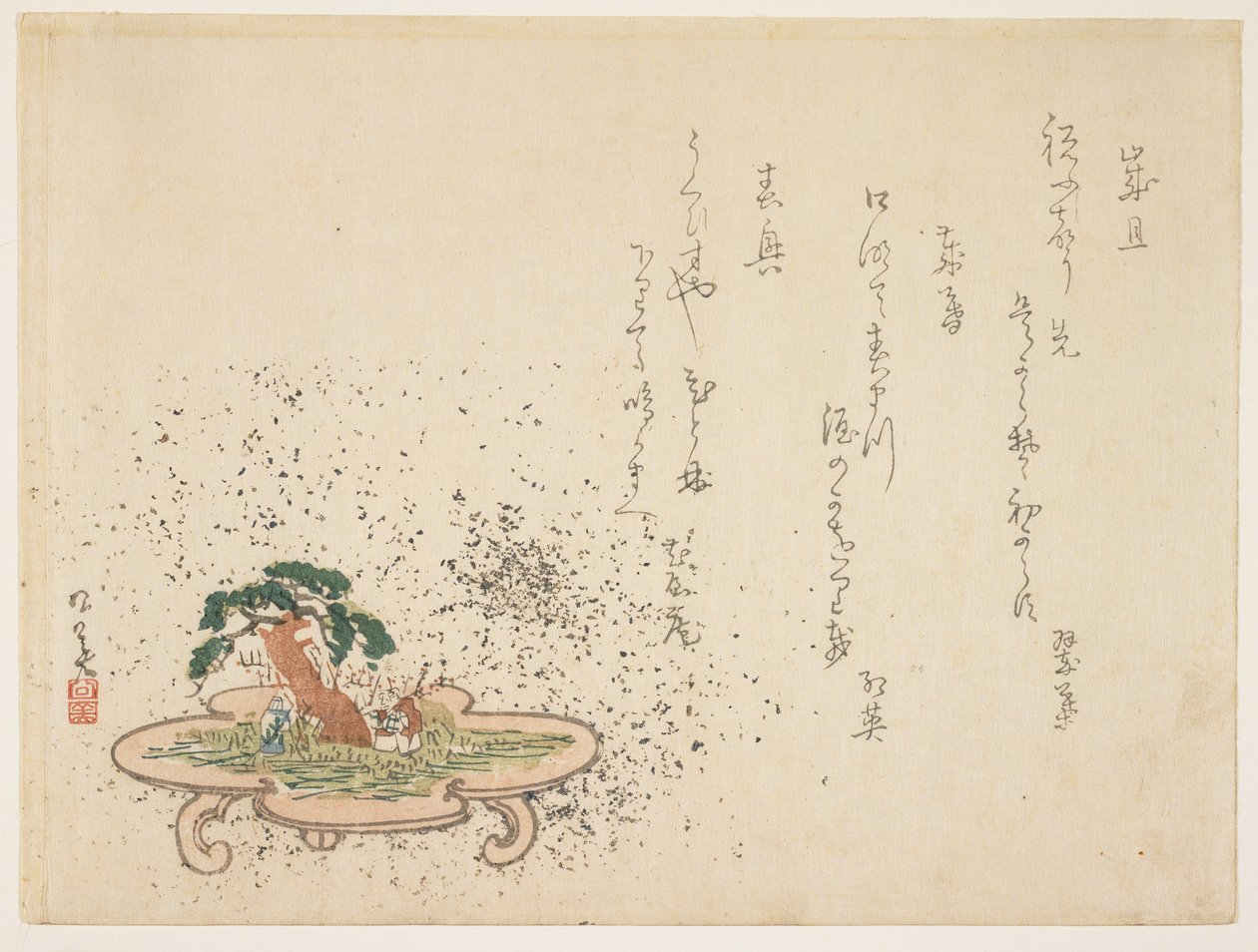 Diorama over het thema Takasago door Kbi