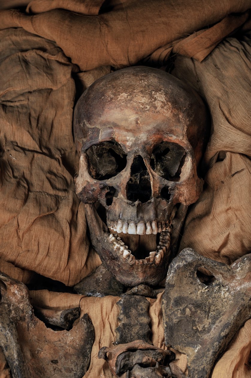 Mummie van de vader van Koning Toet, Achnaton door Kenneth Garrett