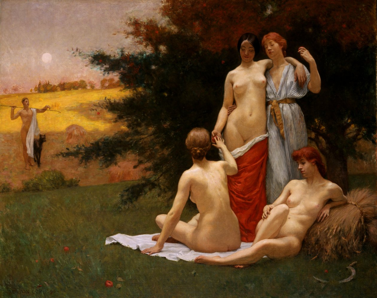 Een Eclogue, 1890 door Kenyon Cox