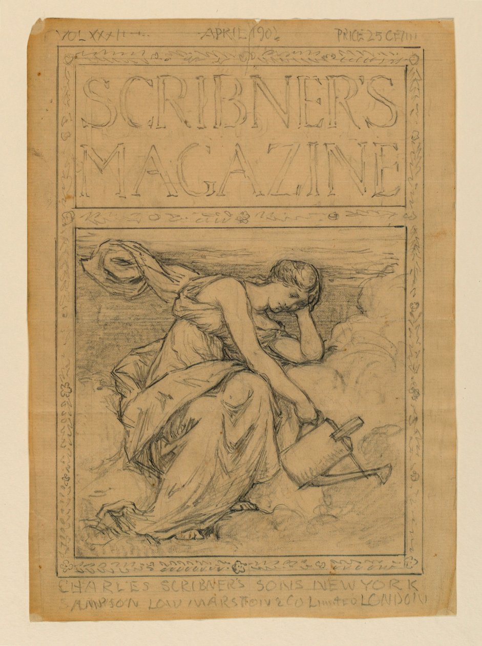 Ontwerp voor tijdschriftomslag, Scribner
