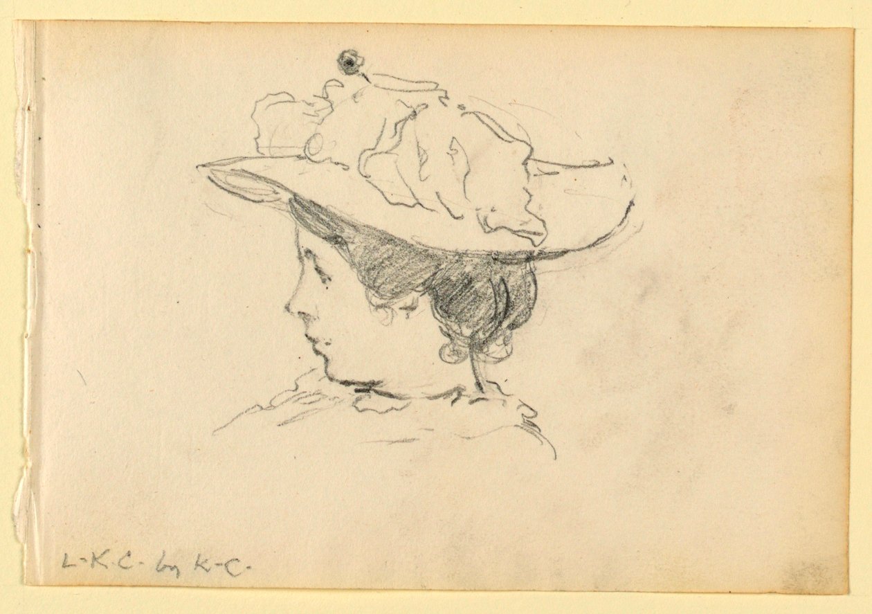 Portret van Louise King Cox door Kenyon Cox