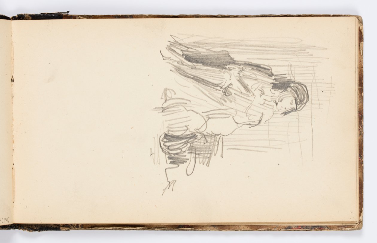 Schetsboek Pagina door Kenyon Cox