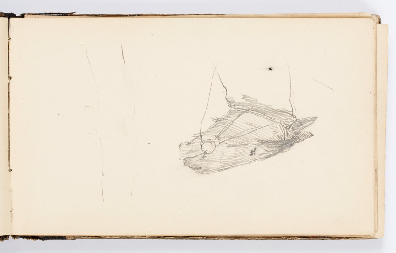 Schetsboek Pagina door Kenyon Cox