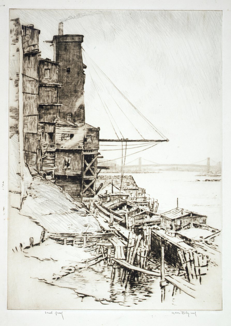 Burns Brothers, Sutton Place door Kerr Eby