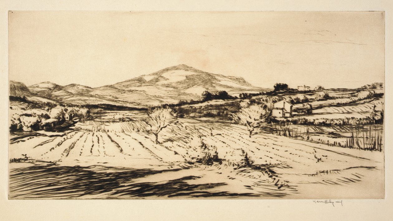 St. Cyr Landschap door Kerr Eby