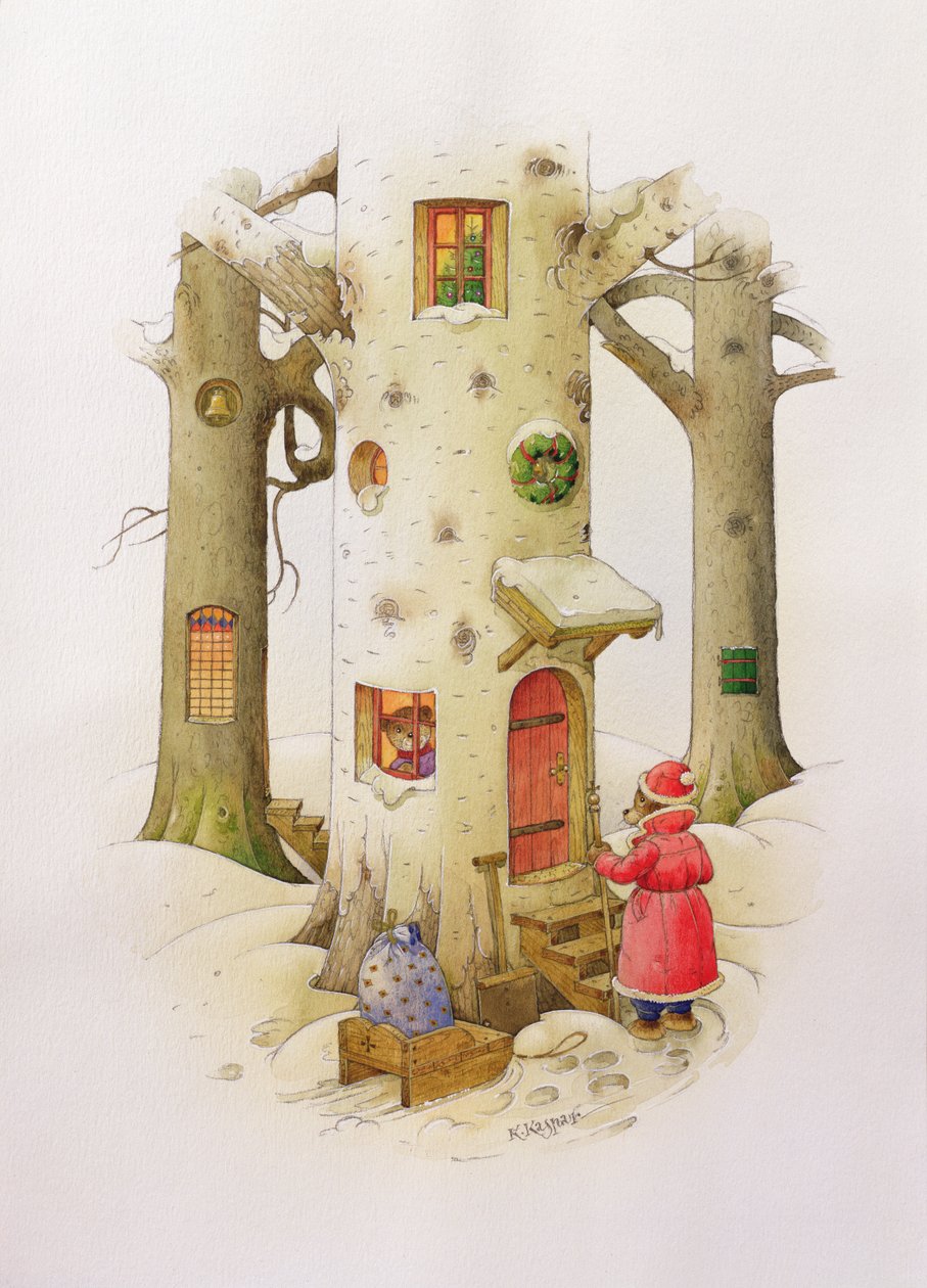 Beer Vader Kerstmis, 1999 door Kestutis Kasparavicius
