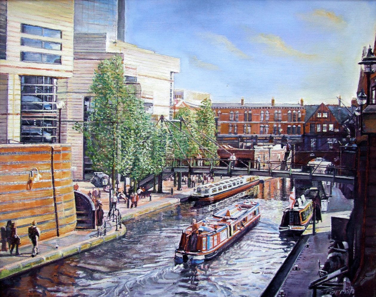 Passagierscruise door Kevin Guild of Railway Artist Parrish