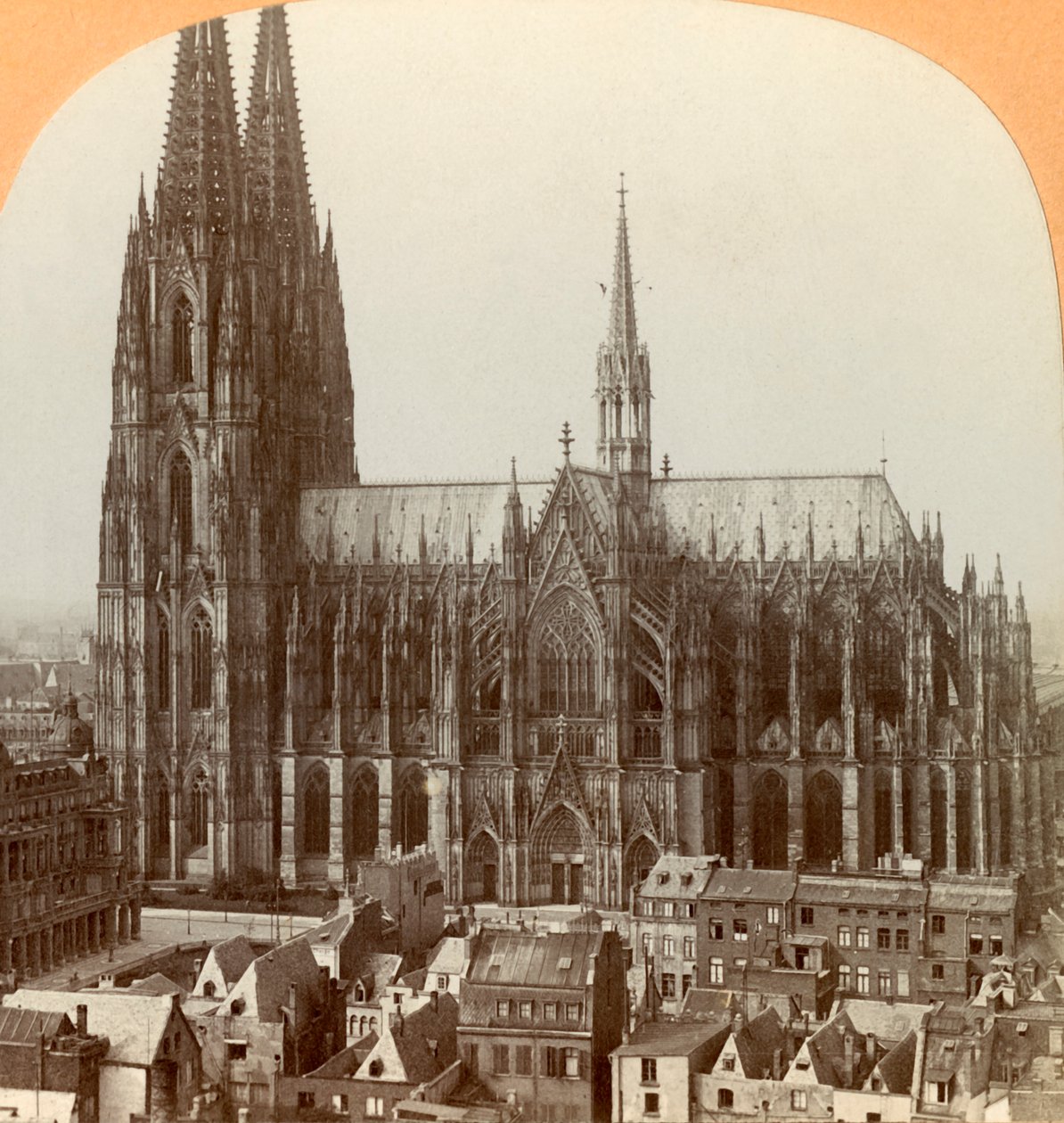 Dom van Keulen, Keulen, Duitsland, ca. 1900 door Keystone View Company