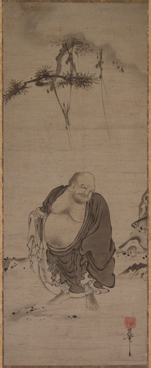 Hotei door Kichizan Mincho