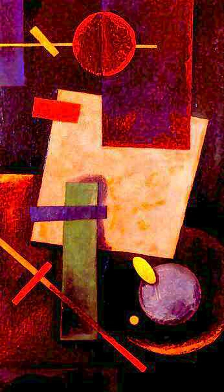 Suprematistische compositie, 1916 door Ivan Vassilyevich Klyun