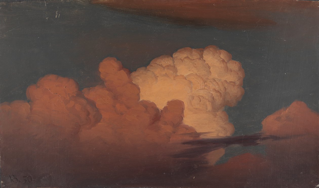 Wolkstudie door Knud Baade