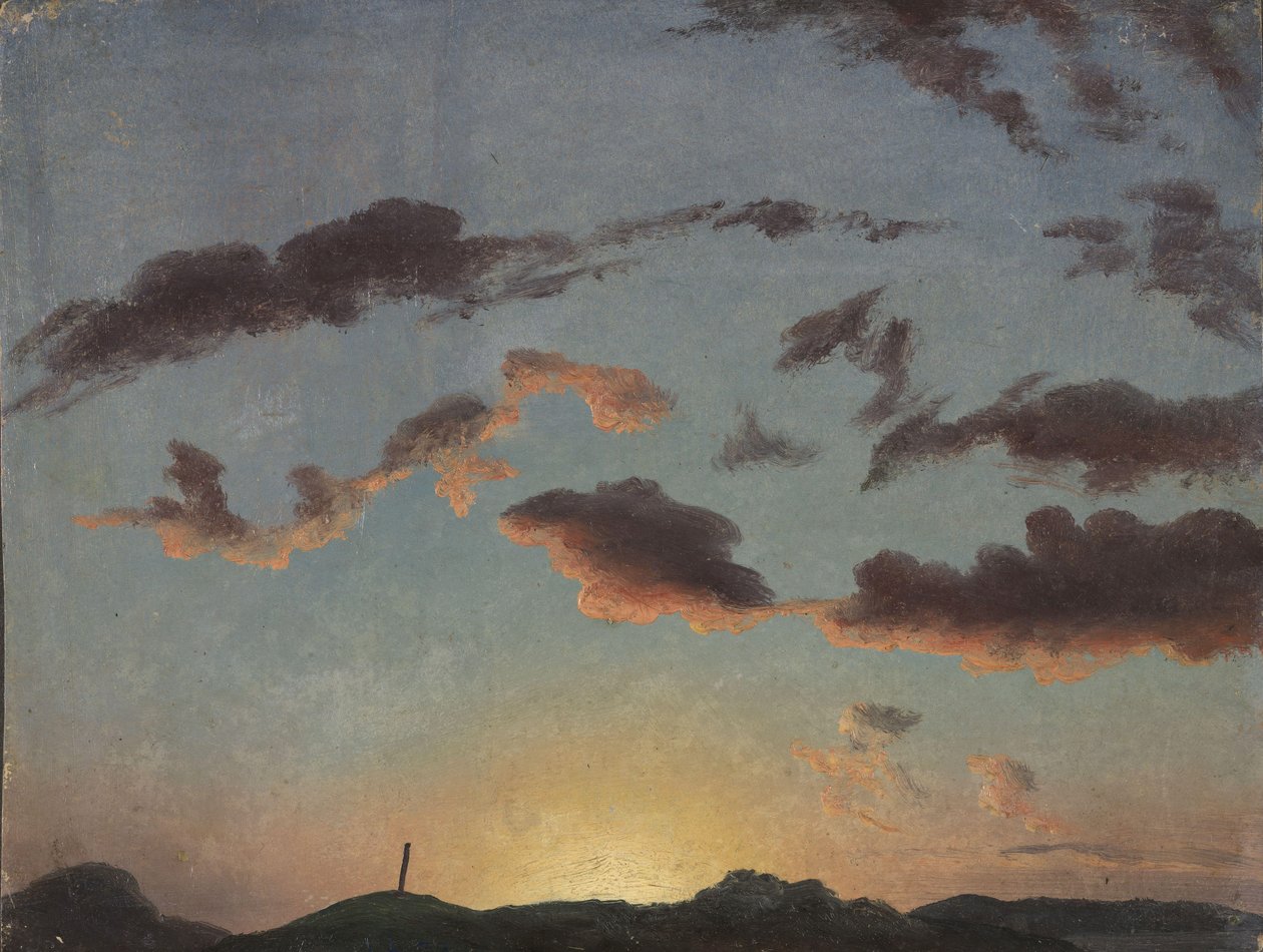 Wolkstudie door Knud Andreassen Baade