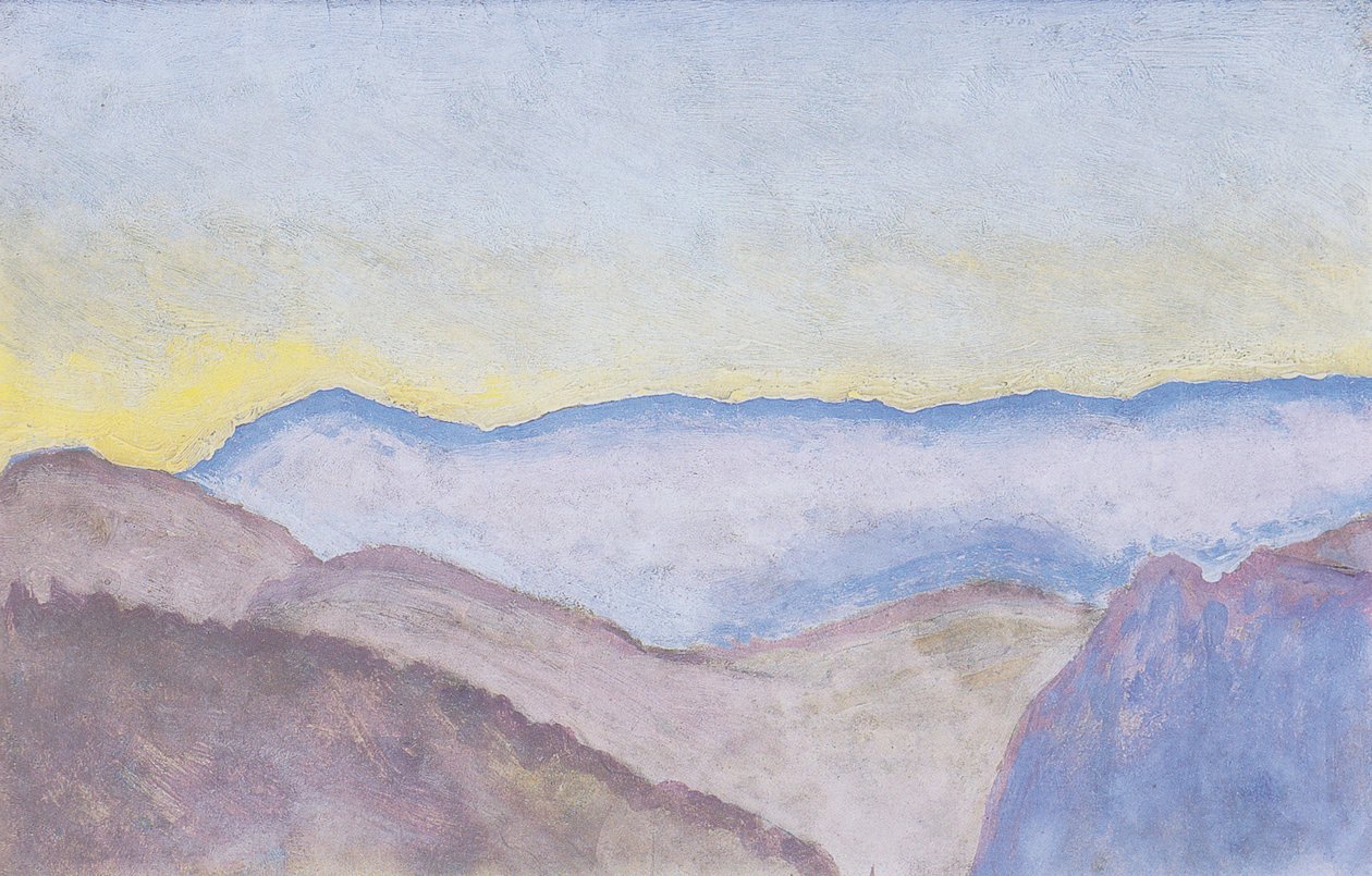 Semmeringlandschap met Uitzicht op de Rax door Koloman Moser