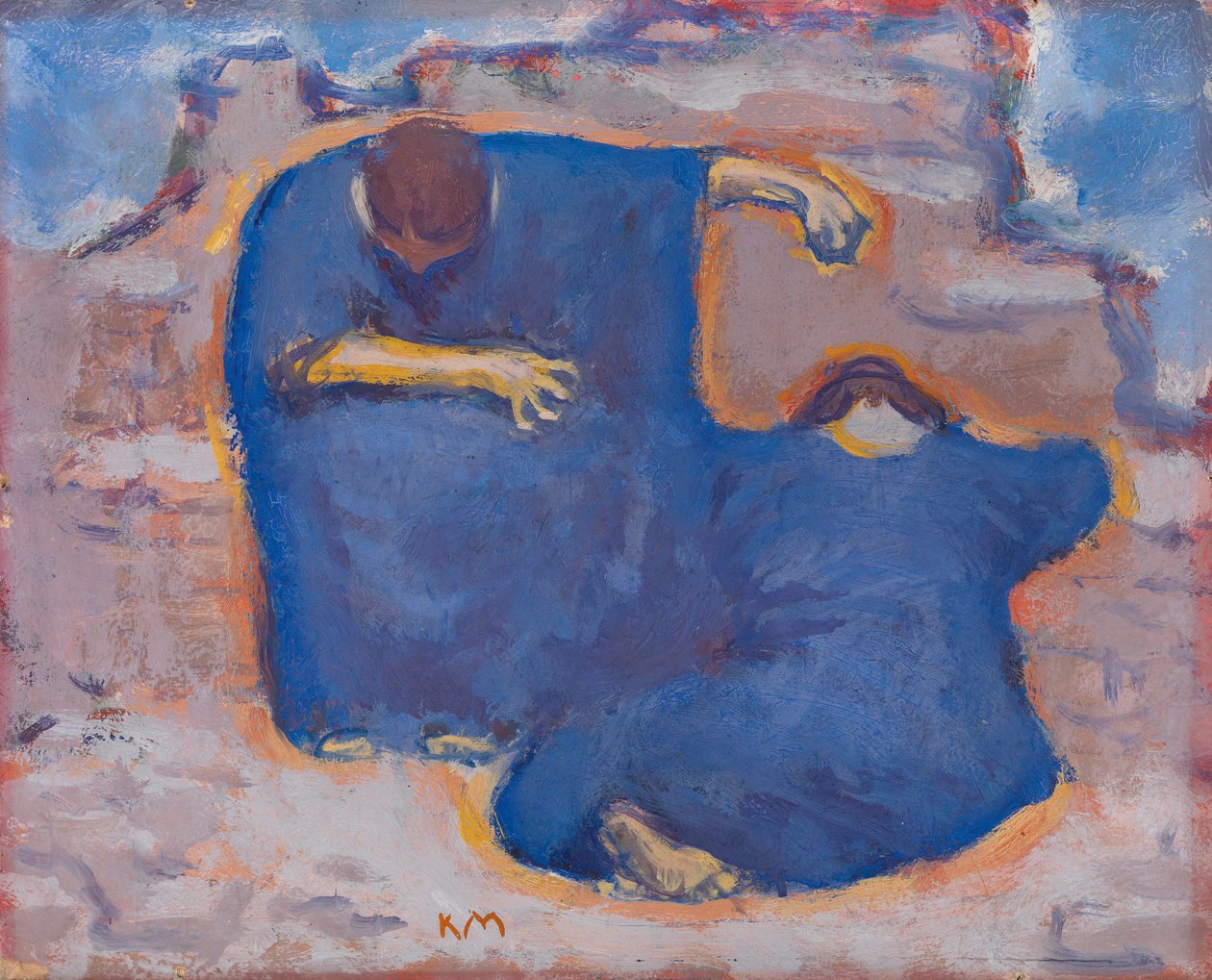 Rouwende vrouwen door Koloman Moser