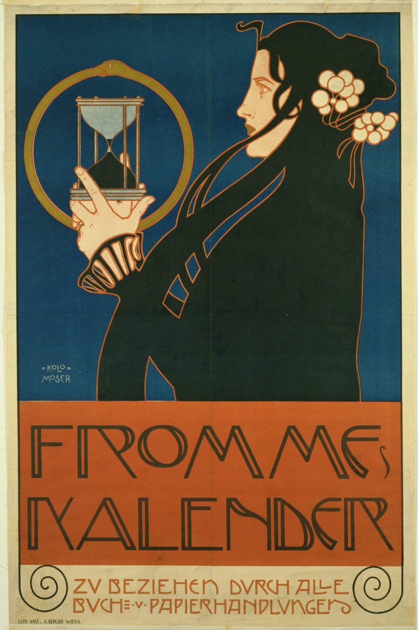Frommes Kalender, 1903 door Koloman Moser