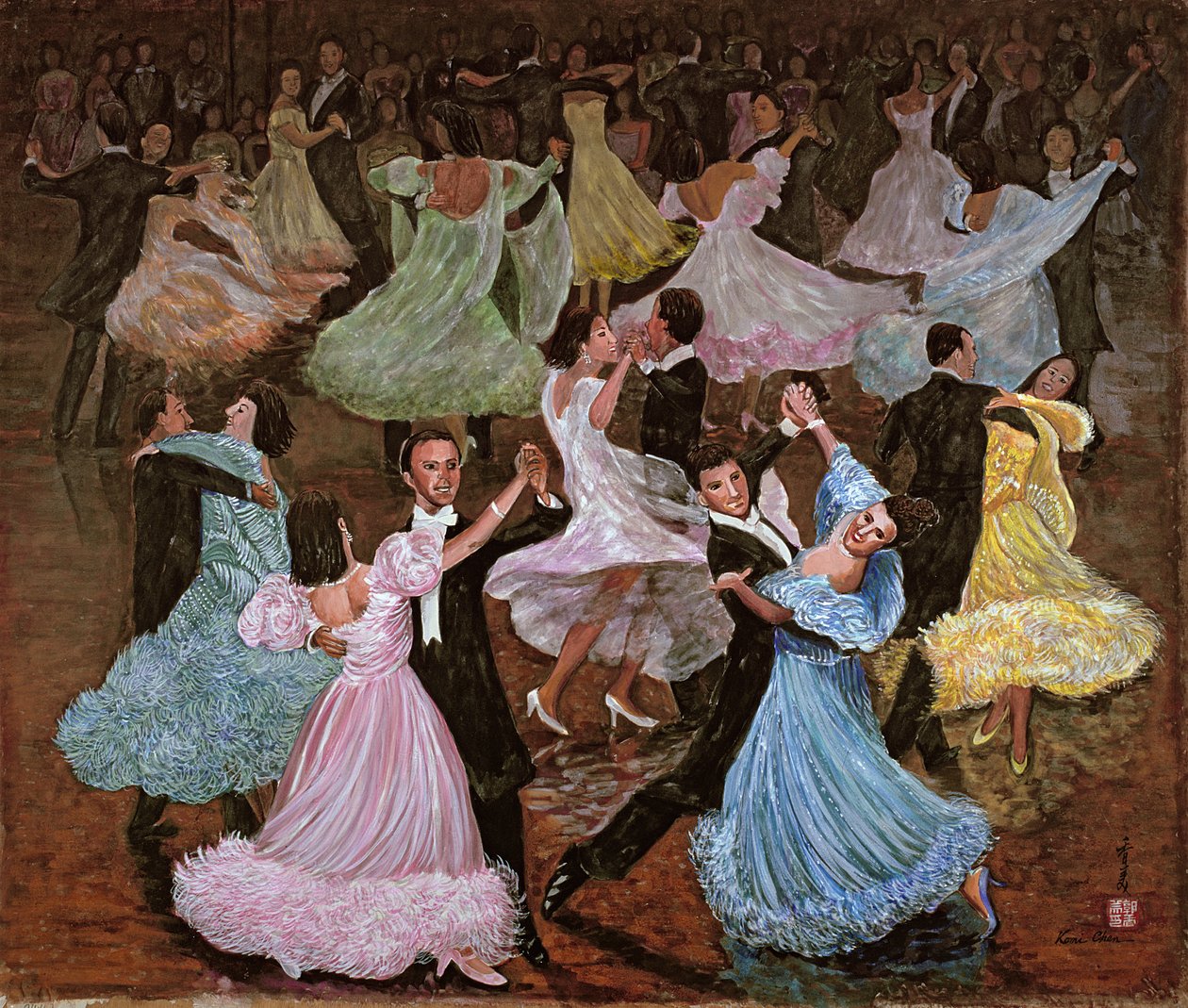 Ballroomdansen door Komi Chen