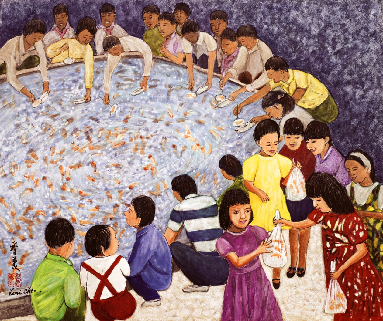 Opscheppen door Komi Chen