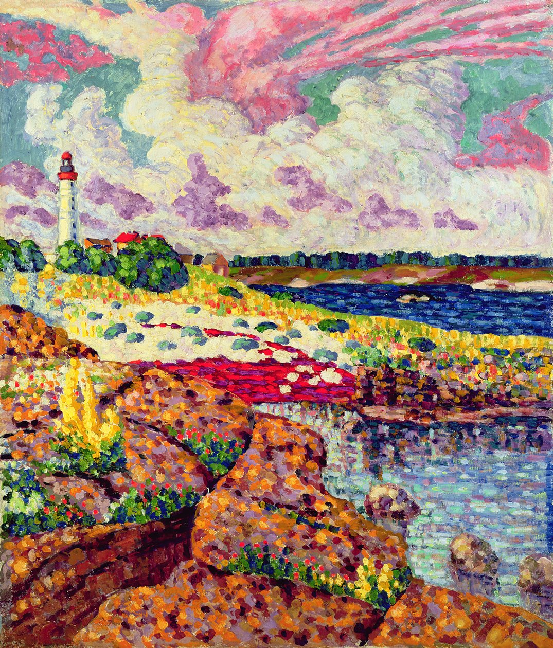 De Vuurtoren bij Vilsandi, ca. 1913-14 door Konrad Magi