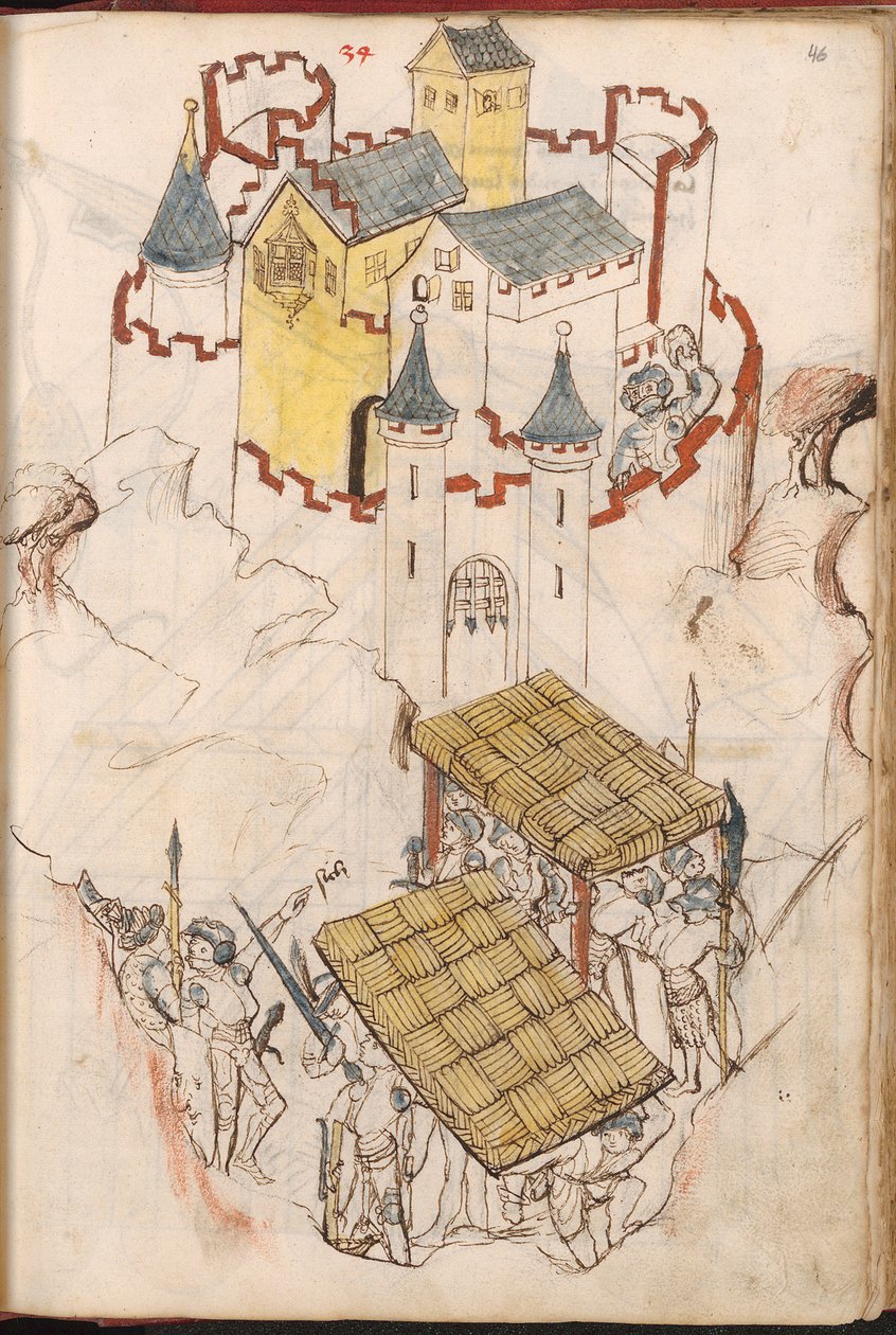 Bellifortis, na 1440 door Konrad Kyeser