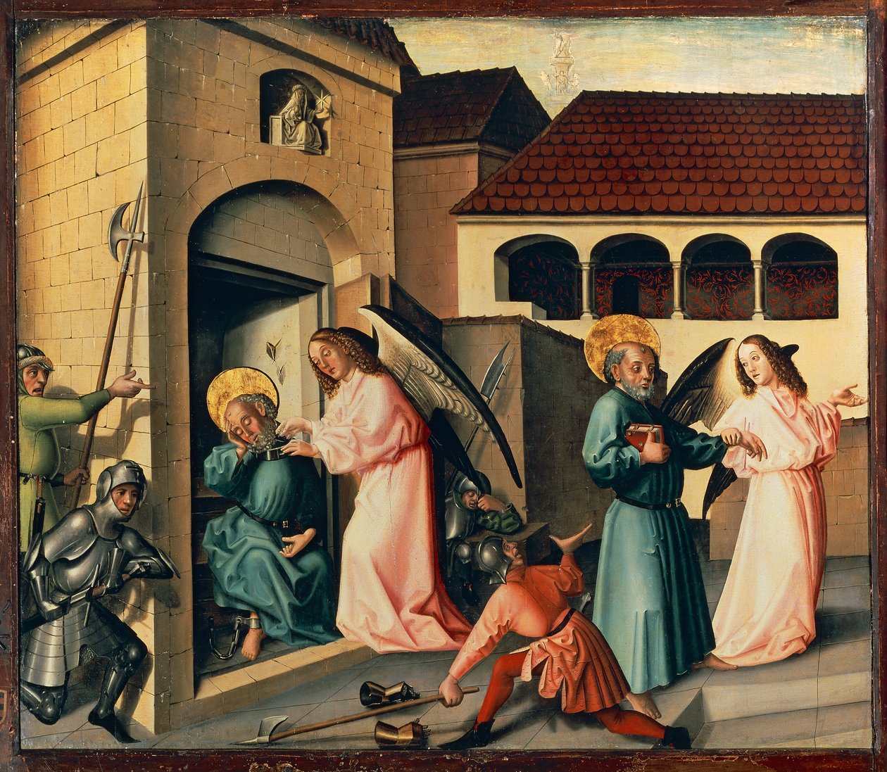 De Bevrijding van St. Peter door Konrad Witz