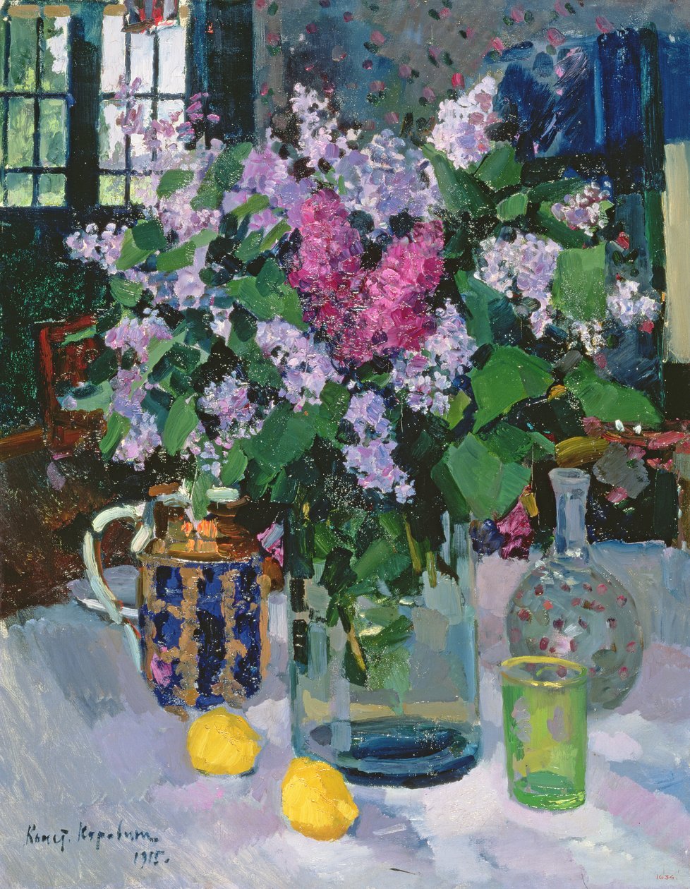 Seringen, 1915 door Konstantin Alekseevich Korovin