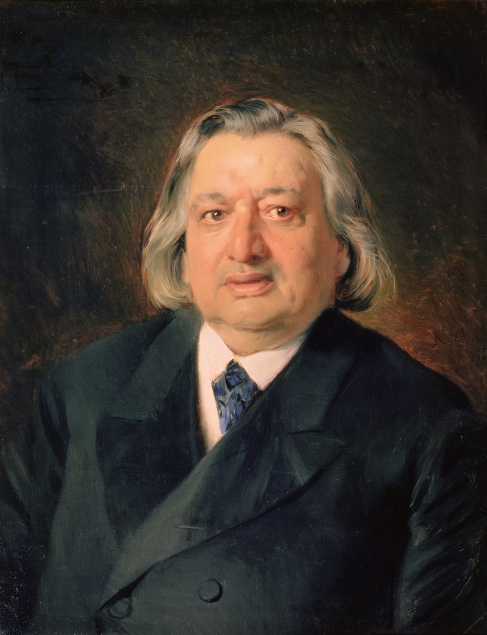 Portret van Ossip Petrov, 1870 door Konstantin Egorovich Makovsky