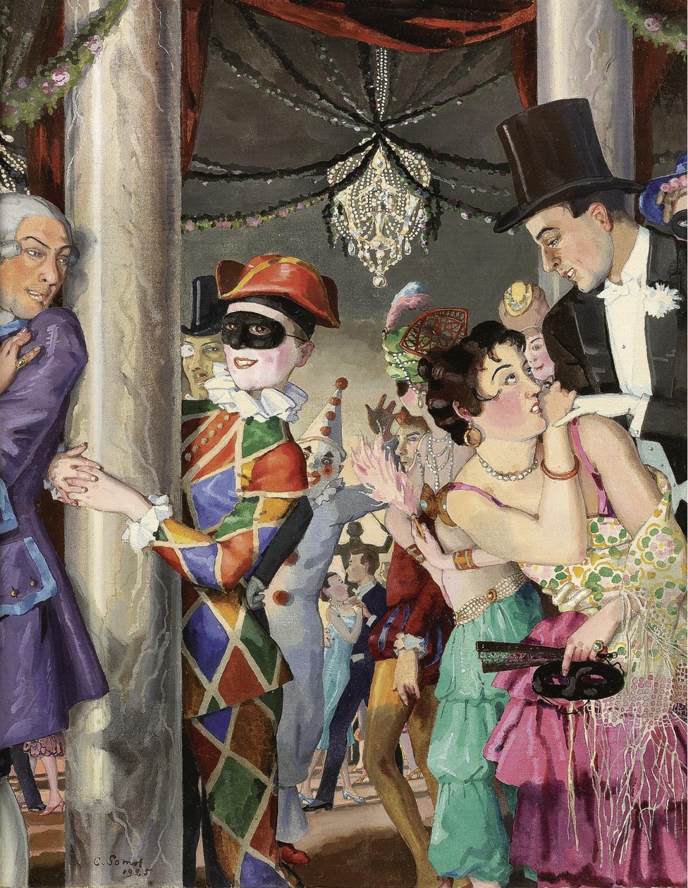 Maskerade door Konstantin Andreevic Somov