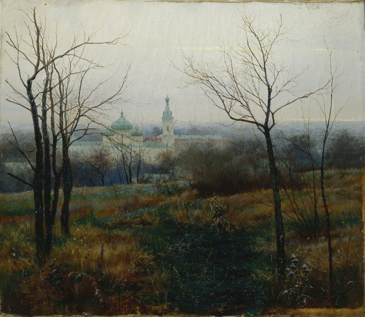 De herfst is voorbij, 1887 door Konstantin Konstantinovich Pervukhin