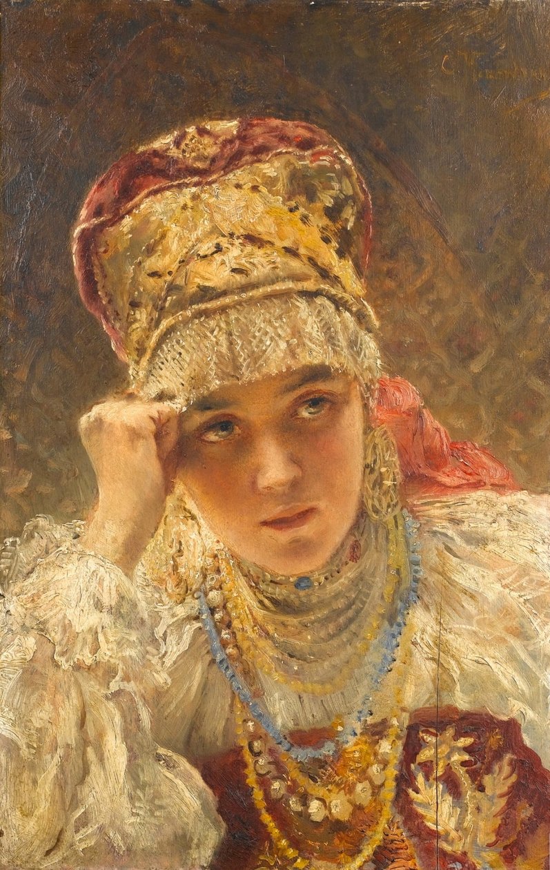 Een jongearina door Konstantin Makovsky